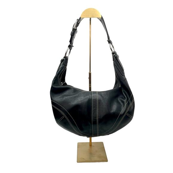 Coach Handbags - Coach Vintage Leather Soho Large Hobo Bag (Black)